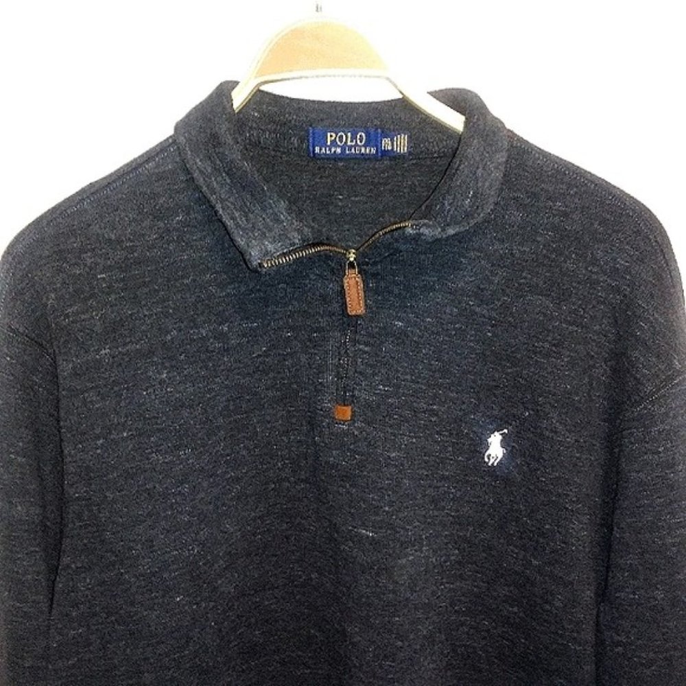 Polo by Ralph Lauren heather gray pullover - Picture 5 of 9